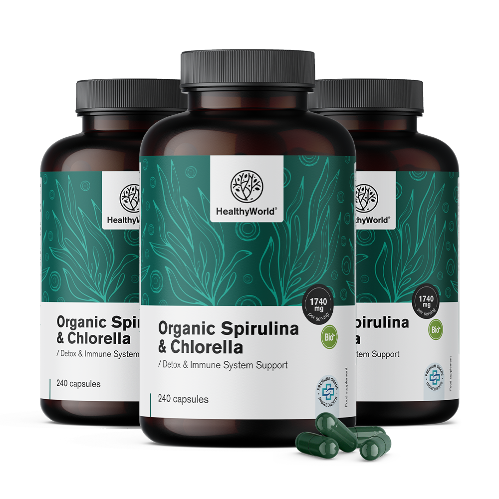Espirulina y chlorella