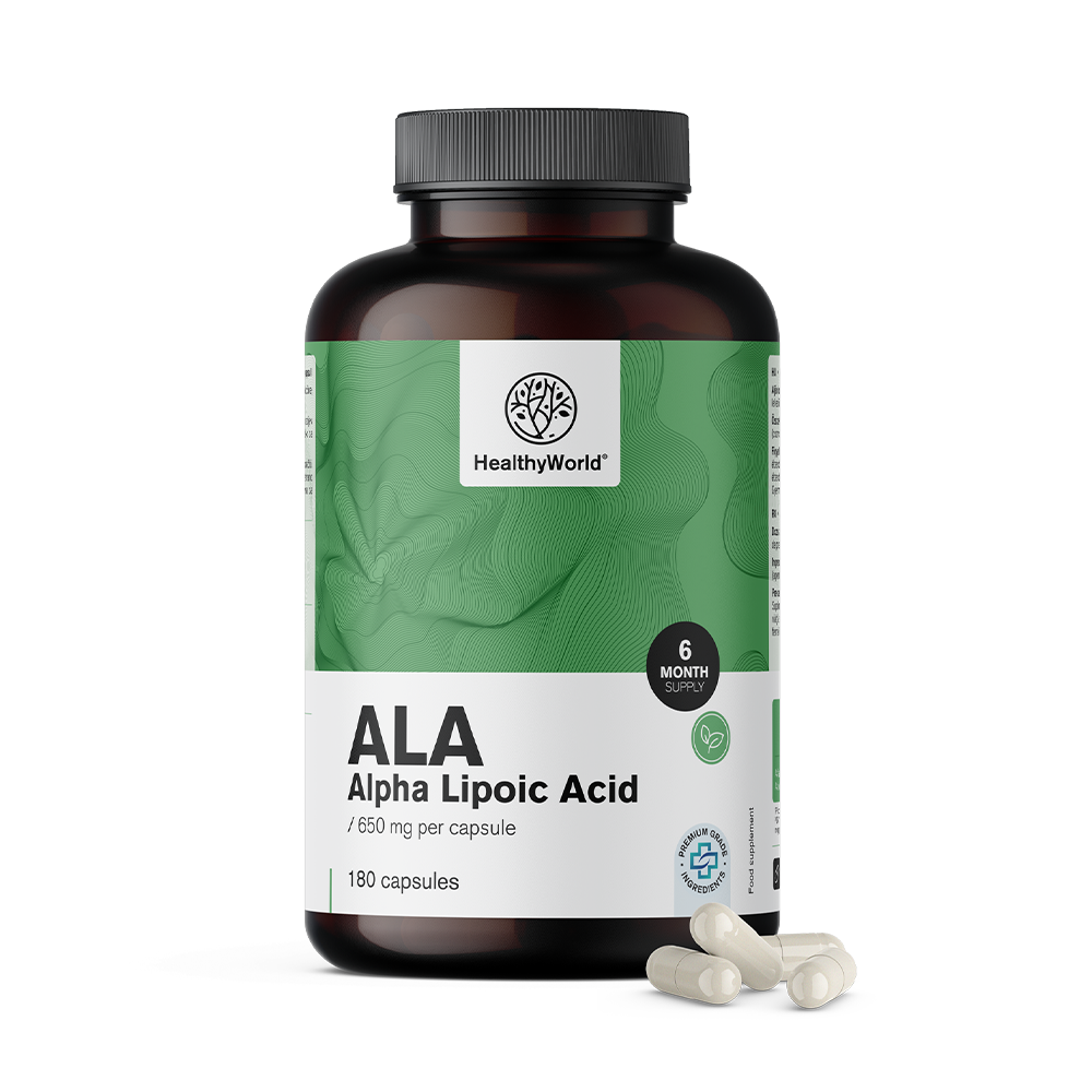 ALA - ácido alfa lipoico 650 mg
