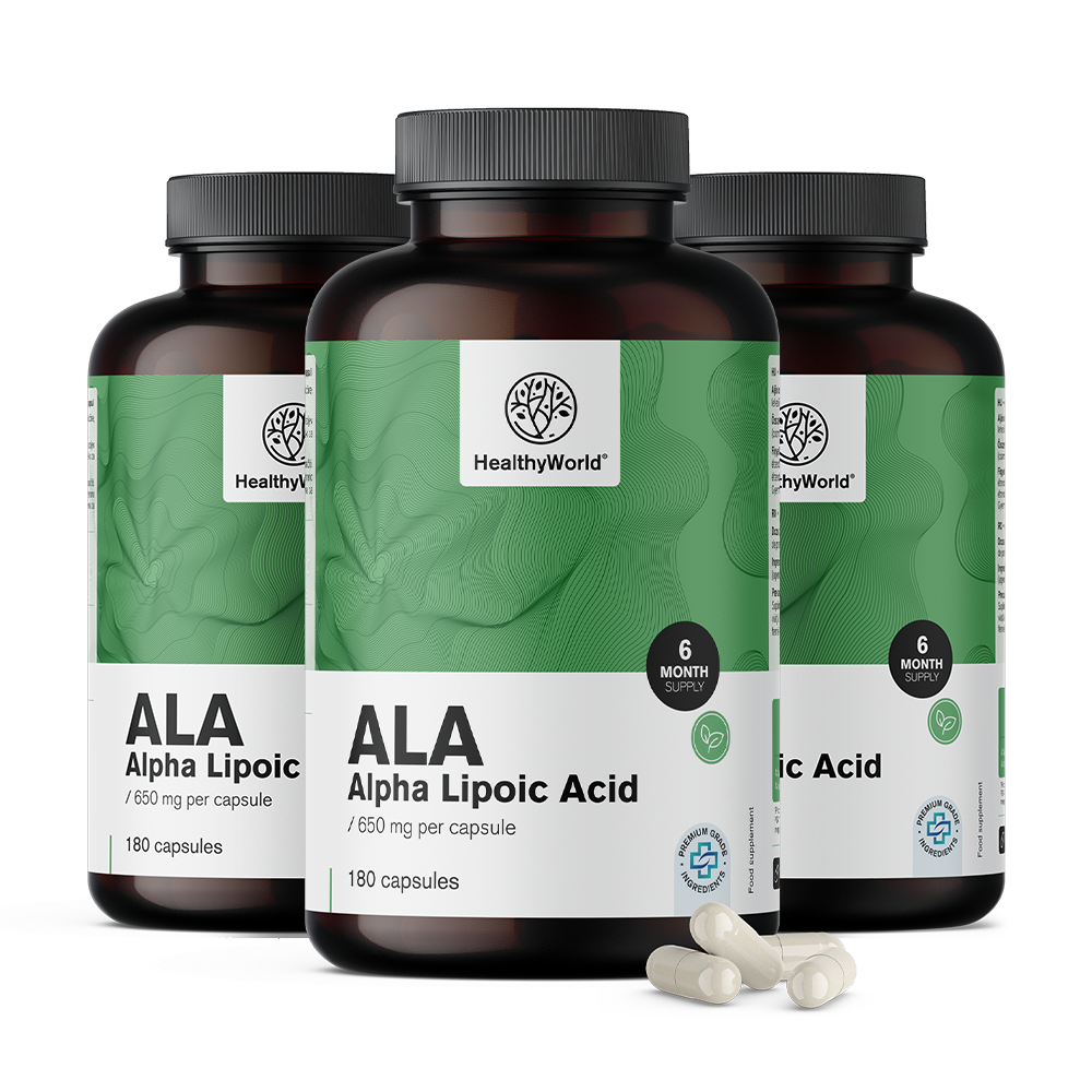 ALA - ácido alfa lipoico 650 mg