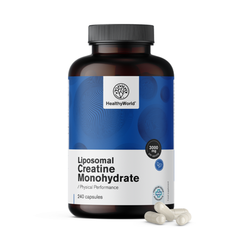 Monohidrato de creatina liposomal 3000 mg, 240 cápsulas