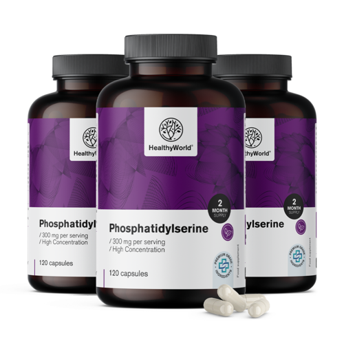 3x Fosfatidilserina, en total 360 cápsulas