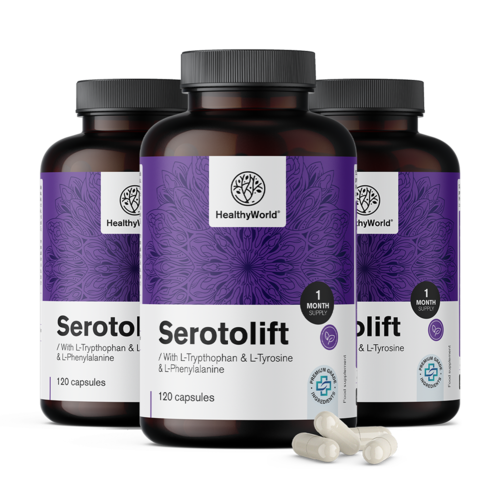 3x Serotolift - apoyo a la serotonina, en total 360 cápsulas