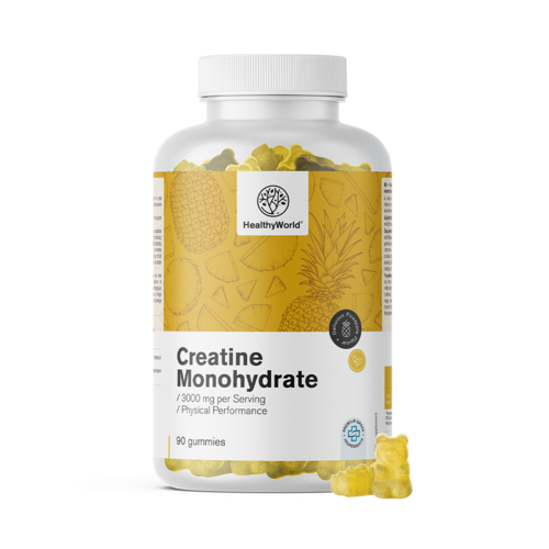 Monohidrato de creatina 3000 mg – piña, 90 gominolas