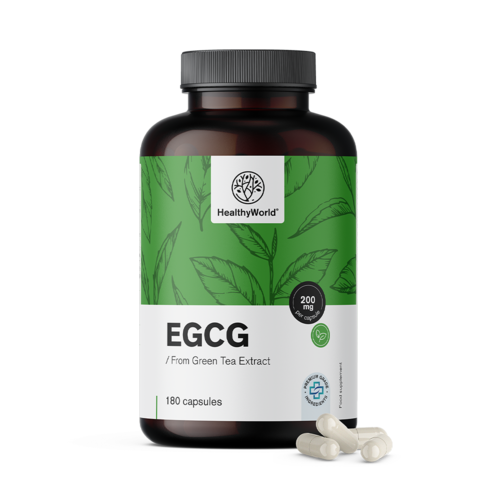 EGCG – del extracto de té verde, 180 cápsulas