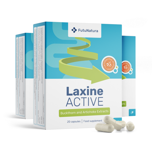 3x Laxine Active, en total 60 cápsulas