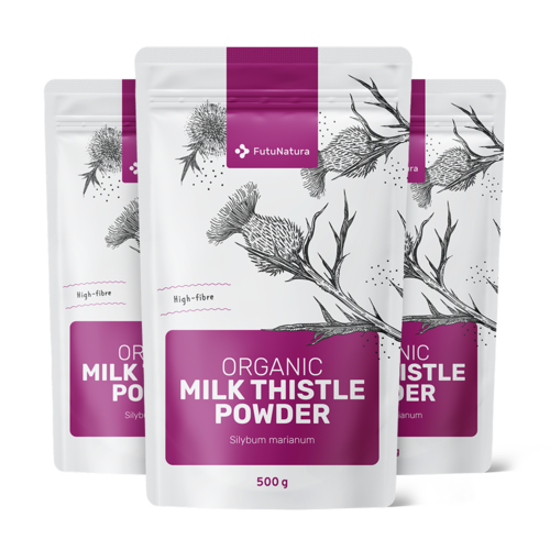 3x Cardo mariano en polvo, en total 1500 g