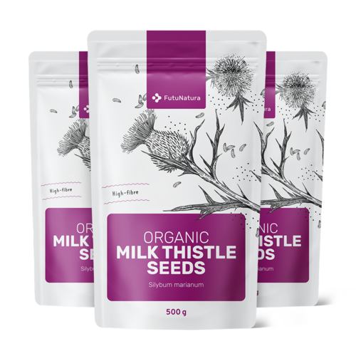 3x Cardo mariano – semillas, en total 1500 g