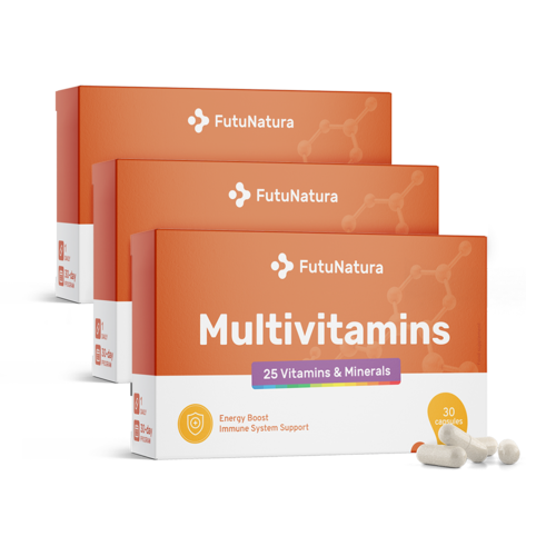 3x Multivitaminas, en total 90 cápsulas