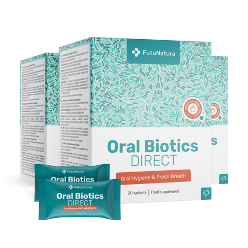 3x Oral Biotics DIRECT, en total 60 sobres