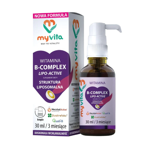 Complejo de vitamina B liposomal ACTIVE, 30 ml