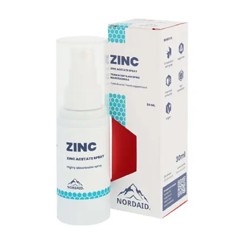 Zinc with vitamin B5.