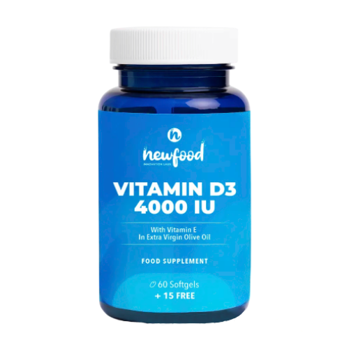 Vitamina D3, 4000 i.e., 60 cápsulas blandas