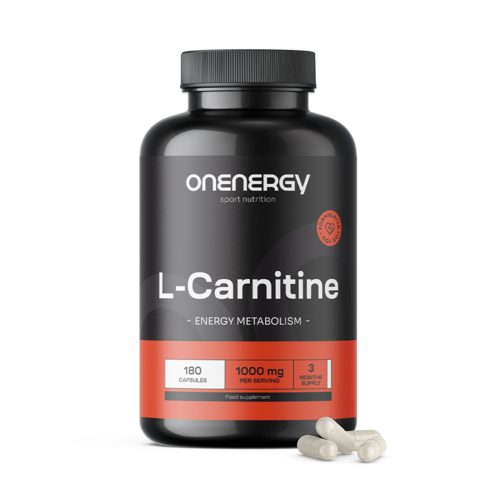 L-carnitina 1000 mg, 180 cápsulas