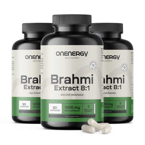 3x Brahmi 1200 mg, en total 270 cápsulas