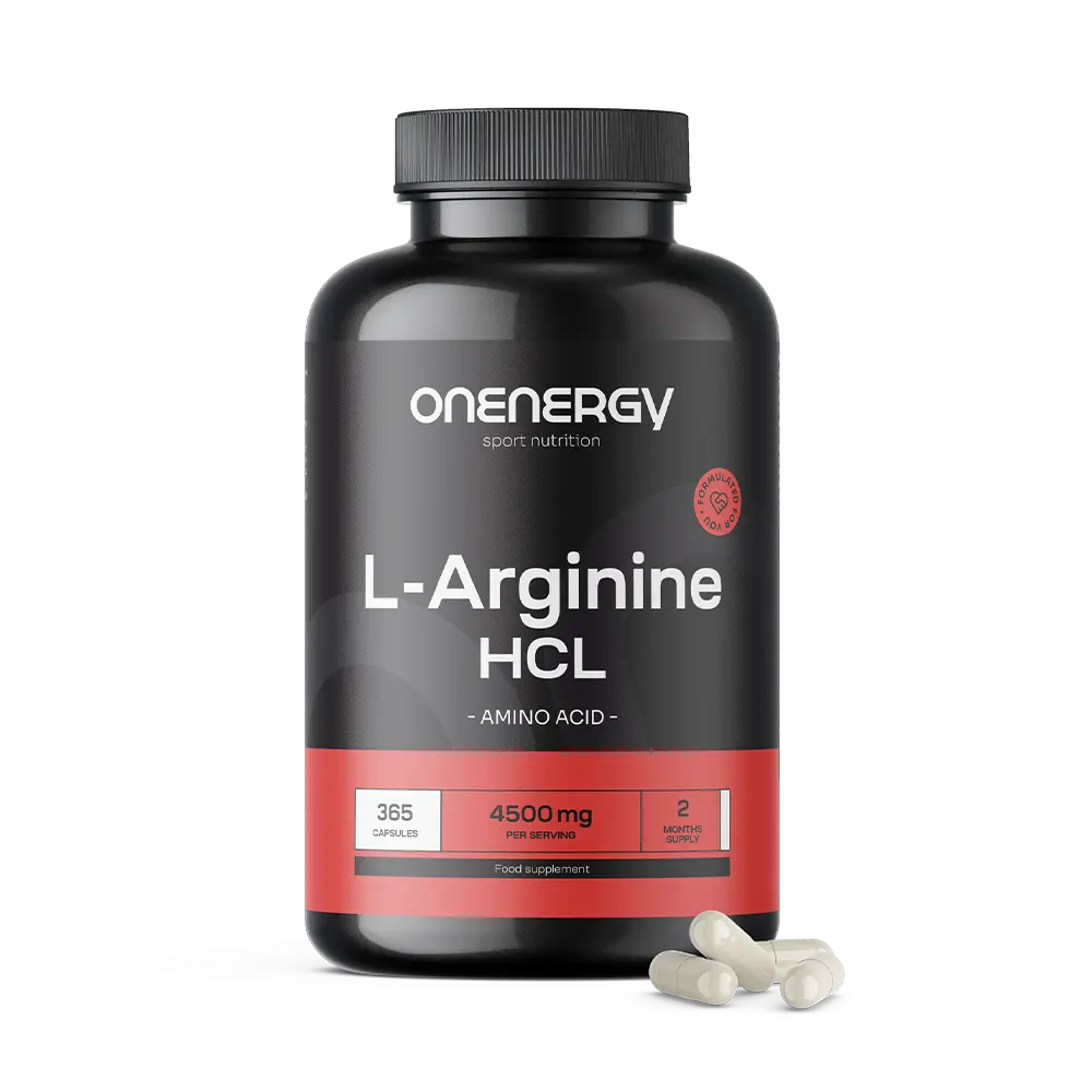 L-arginin HCL 4500 mg. - L-arginina HCL 4500 mg.
