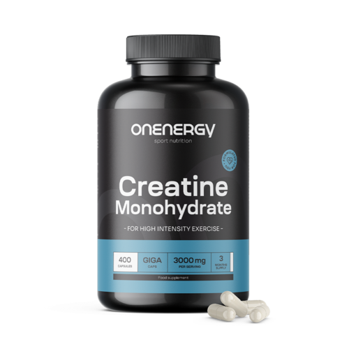 Monohidrato de creatina 3000 mg en cápsulas