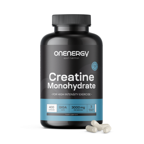 Monohidrato de creatina 3000 mg GIGA CAPS, 400 cápsulas
