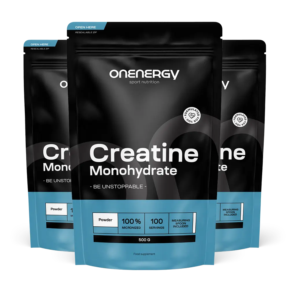 100 % kreatin monohidrat v prahu