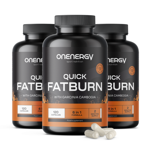 3x Quick FatBurn, en total 360 cápsulas