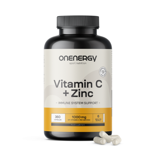 Vitamina C + zinc, 360 cápsulas