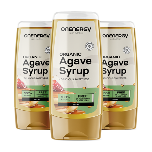 3x BIO Sirope de agave, en total 750 ml