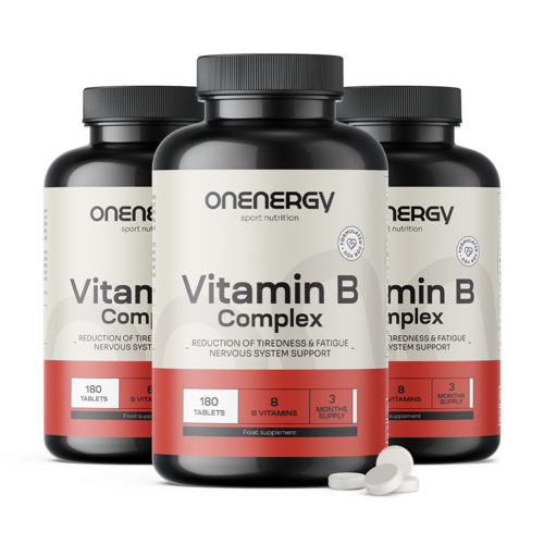 3x Complejo de vitamina B, en total 540 comprimidos
