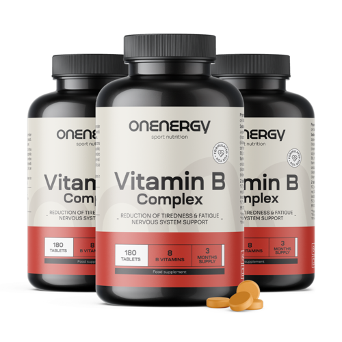 3x Complejo de vitamina B, en total 540 comprimidos
