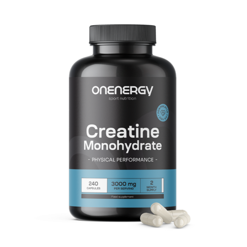 Monohidrato de creatina 3000 mg, 240 cápsulas