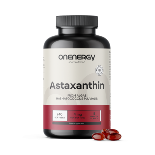 Astaxantina 4 mg, 240 cápsulas blandas