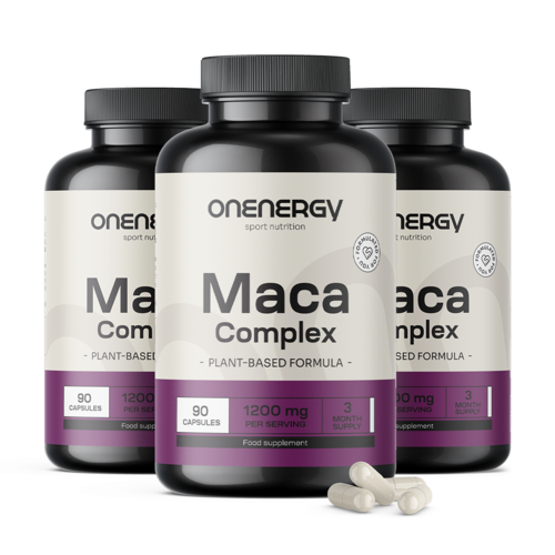 3x Complejo de maca 1200 mg, en total 270 cápsulas
