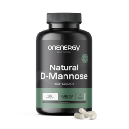 D-Manosa natural 2000 mg, 180 cápsulas