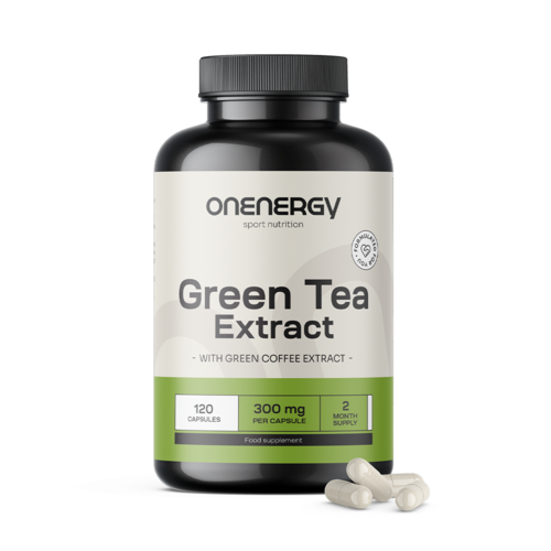 Té verde 600 mg – extracto, 120 cápsulas