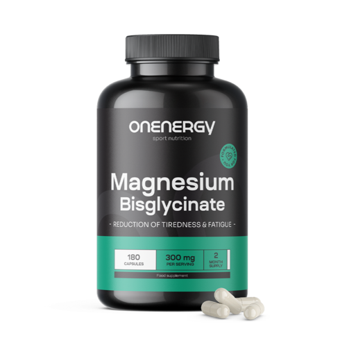 Bisglicinato de magnesio 300 mg, 180 cápsulas