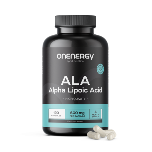ALA - ácido alfa lipoico 600 mg, 120 cápsulas