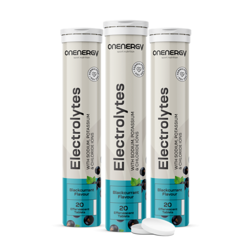 3x Electrolitos - comprimidos efervescentes, en total 60 comprimidos efervescentes