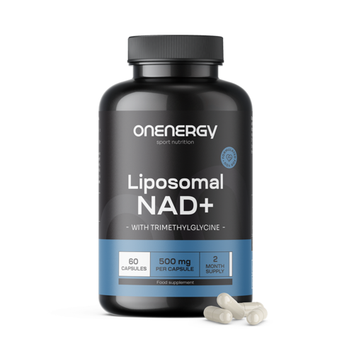 NAD+ liposomal 500 mg - con trimetilglicina, 60 cápsulas
