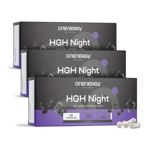 3x HGH Night – Natural HGH Booster, en total 180 cápsulas