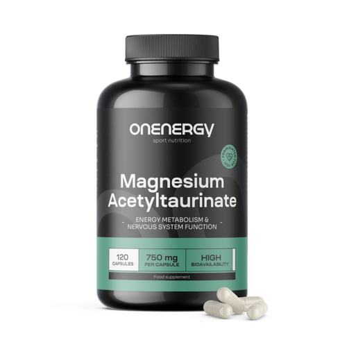Magnesio acetil taurato 750 mg, 120 cápsulas