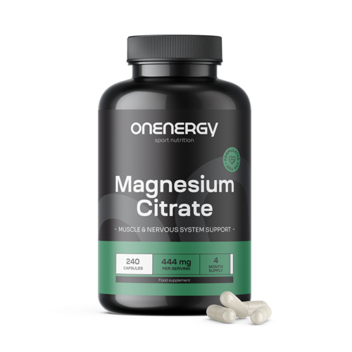 Citrato de magnesio 444 mg, 240 cápsulas