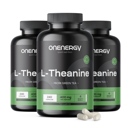 3x L-teanina 400 mg, en total 720 cápsulas