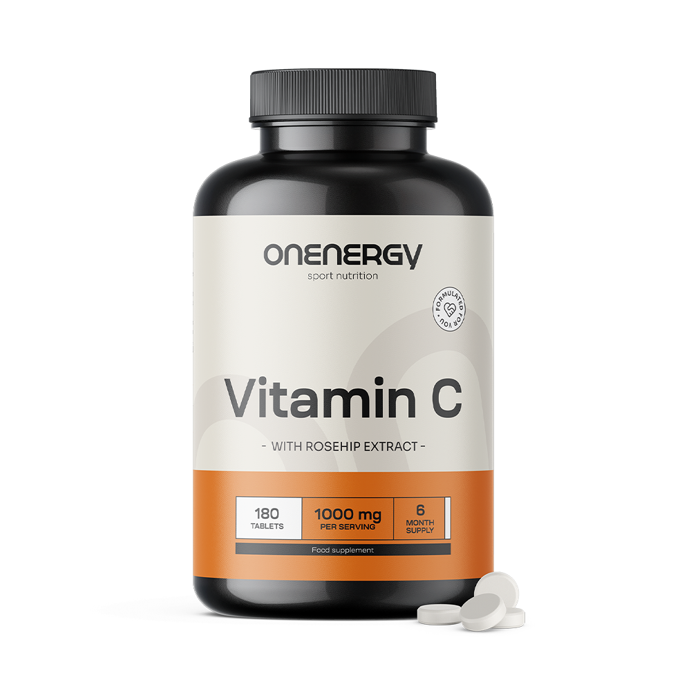 Vitamina C 1000 mg con rosa canina
