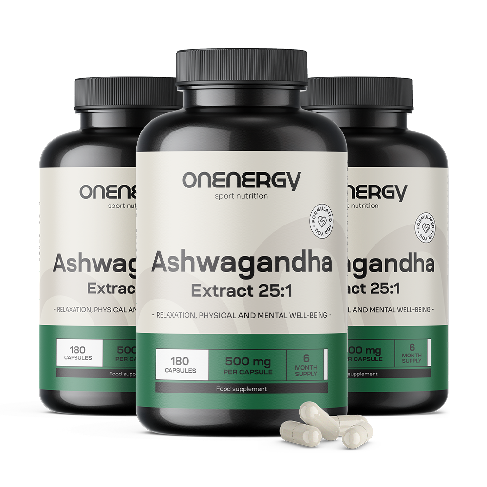 Ashwagandha 500 mg – extracto 25:1