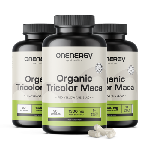 3x BIO Maca tricolor, en total 270 cápsulas