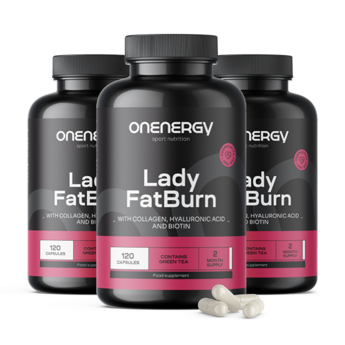 3x Lady FatBurn, en total 360 cápsulas