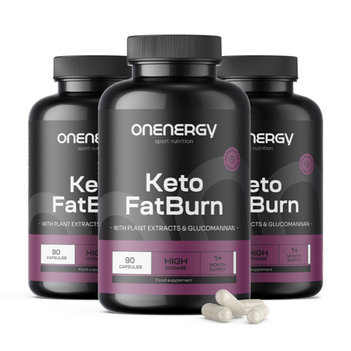 3x Keto FatBurn, en total 270 cápsulas
