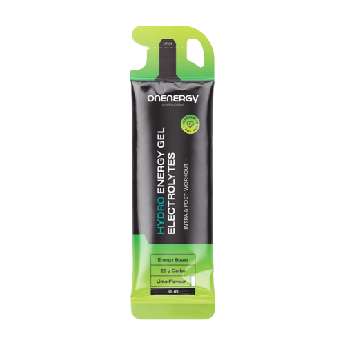 Hydro Gel energético con electrolitos – lima, 55 ml