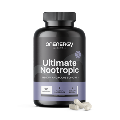 Ultimate Nootropic – complejo para el apoyo de las funciones cognitivas, 180 cápsulas