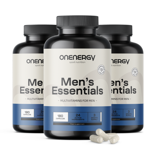 3x Men’s Essentials – multivitaminas masculinas, en total 540 cápsulas