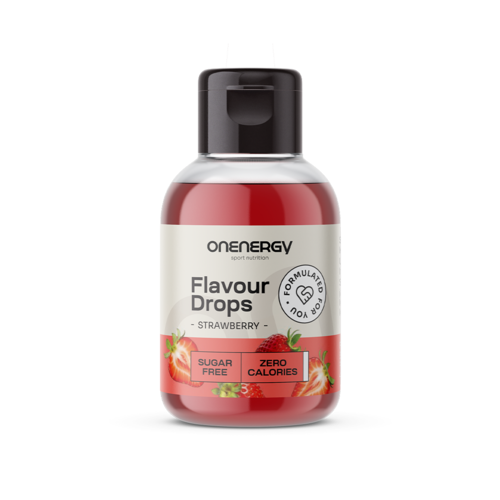 Flavour Drops gotas con endulzante – fresa, 50 ml