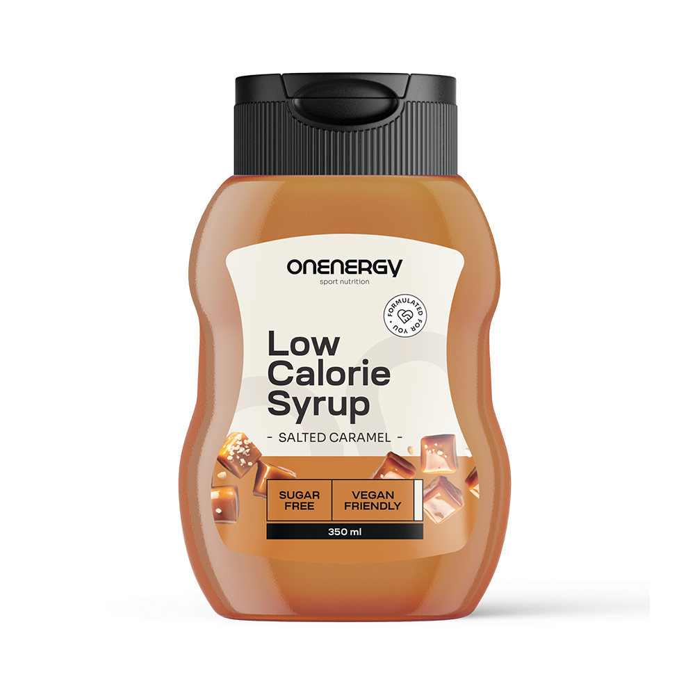 Sirope bajo en calorías con endulzante – caramelo salado